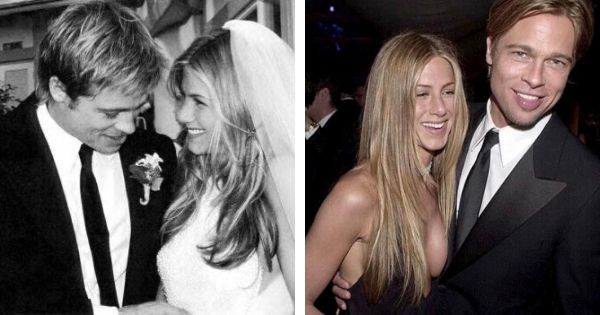 Jennifer Aniston y Brad Pitt